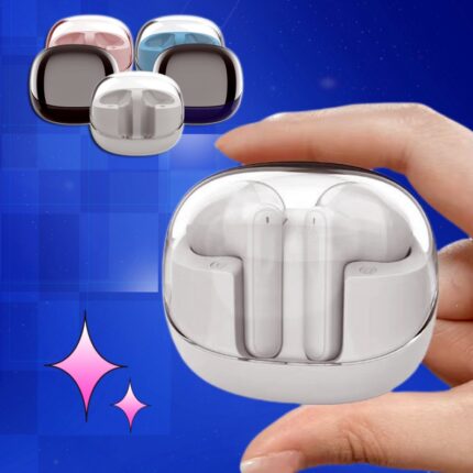 Wireless Bluetooth 5.3 Transparent Mini Headset with Stereo Sound